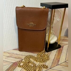 FRIDAY NIGHT SPECIAL!! NWOT Coach North South Crossbody Phone Sling Bag